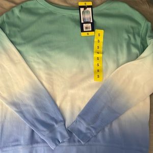 Splendid new thermal small women’s top. Gradient blue color, long sleeve